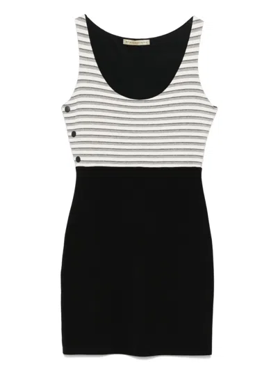 Pre-owned Balenciaga 2010s Striped Mini Dress