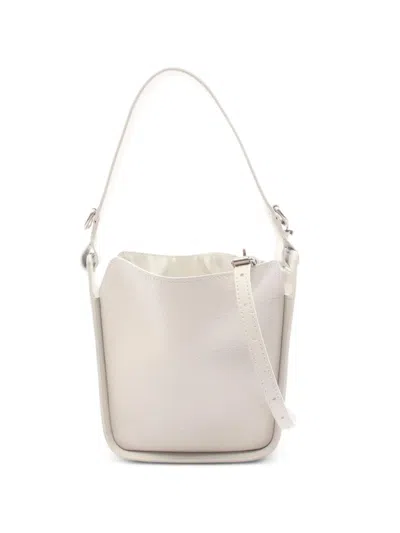Pre-owned Balenciaga 2010s Xs Tool 2.0 Bucket Bag In White