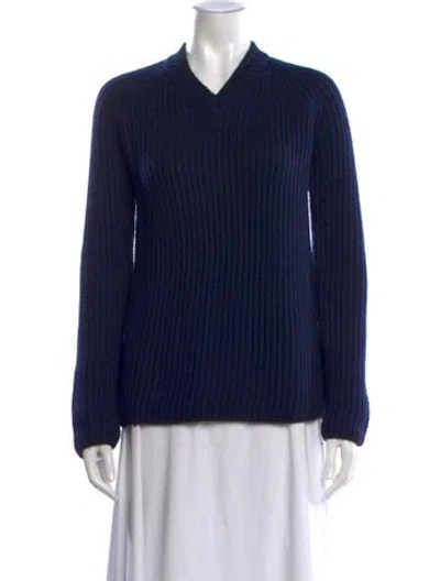 Pre-owned Balenciaga 2011 Alpaca Sweater In Blue