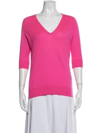 Pre-owned Balenciaga 2011 Cashmere Sweater In Pink