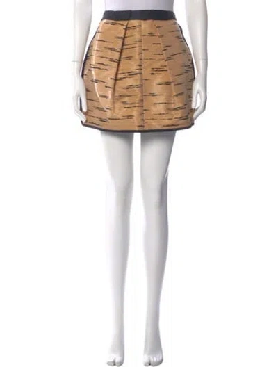 Pre-owned Balenciaga 2011 Mini Skirt In Orange