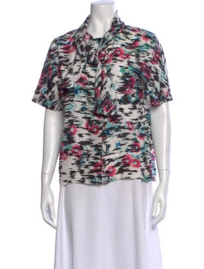 Pre-owned Balenciaga 2011 Silk Blouse In Black