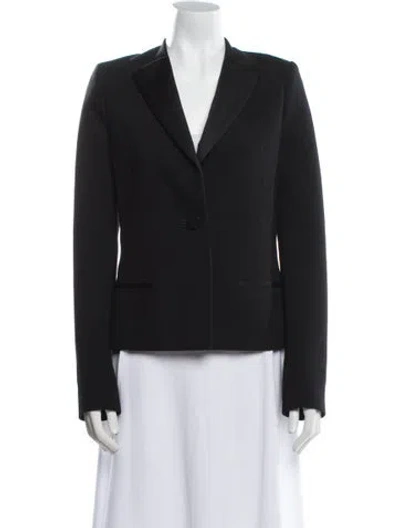 Pre-owned Balenciaga 2011 Virgin Wool Blazer In Black