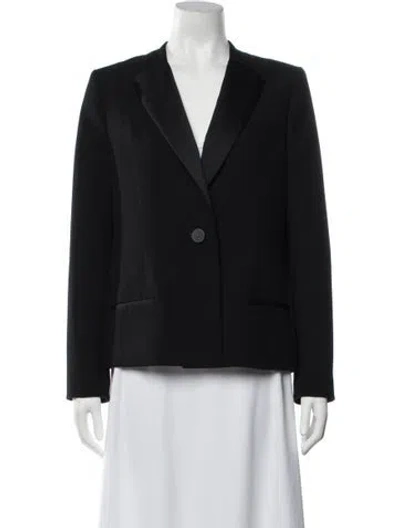 Pre-owned Balenciaga 2011 Virgin Wool Blazer In Blue