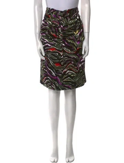 Pre-owned Balenciaga 2012 Knee-length Skirt In Green