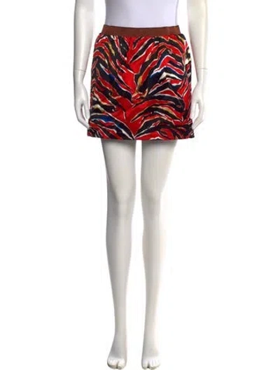 Pre-owned Balenciaga 2012 Mini Skirt In Red