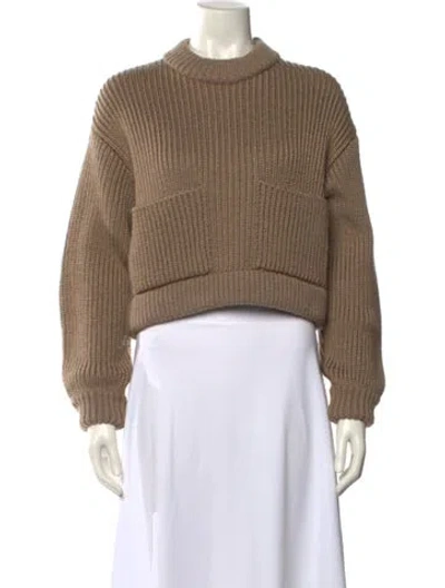 Pre-owned Balenciaga 2012 Wool Sweater In Brown