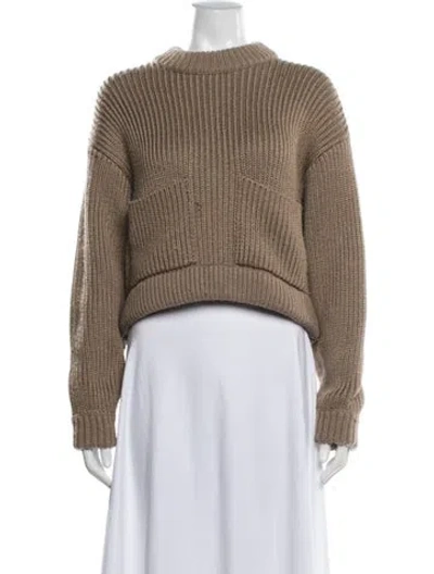 Pre-owned Balenciaga 2012 Wool Sweater In Brown