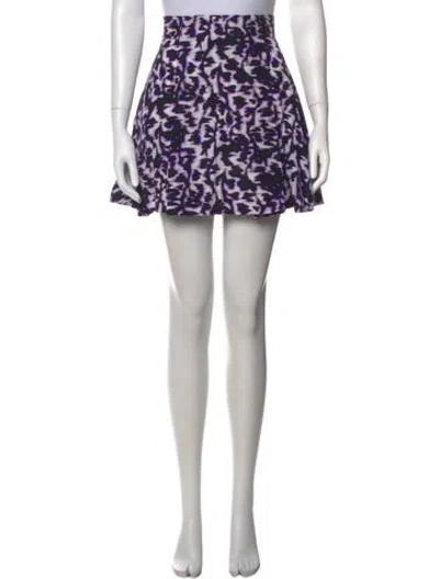 Pre-owned Balenciaga 2013 Mini Skirt In Purple