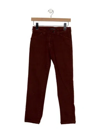 Pre-owned Balenciaga 2013 Straight Leg Jeans In Brown