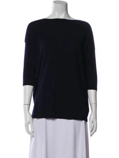 Pre-owned Balenciaga 2013 Virgin Wool Sweater In Blue