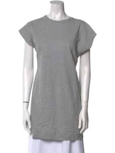 Pre-owned Balenciaga 2014 Crew Neck T-shirt In Gray
