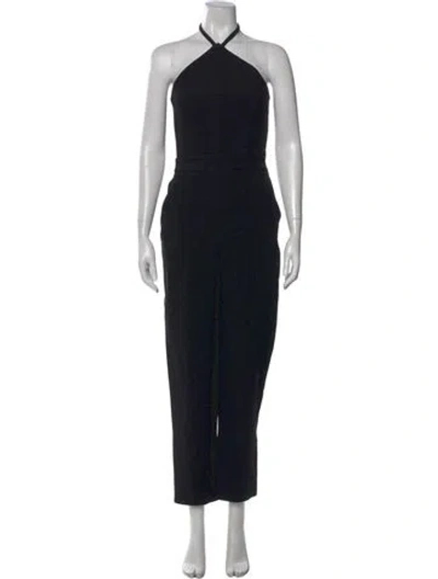 Pre-owned Balenciaga 2014 Halterneck Jumpsuit W/ Tags In Black