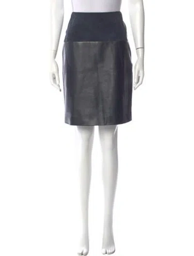 Pre-owned Balenciaga 2014 Knee-length Skirt In Blue