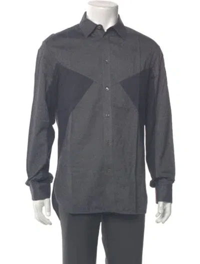 Pre-owned Balenciaga 2014 Long Sleeve Shirt In Gray