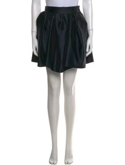Pre-owned Balenciaga 2014 Mini Skirt In Black
