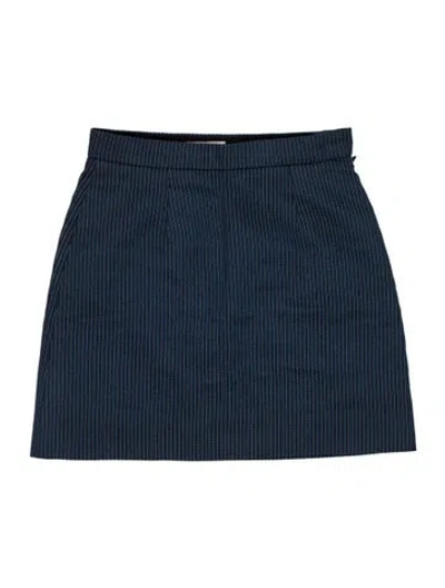 Pre-owned Balenciaga 2014 Mini Skirt In Blue