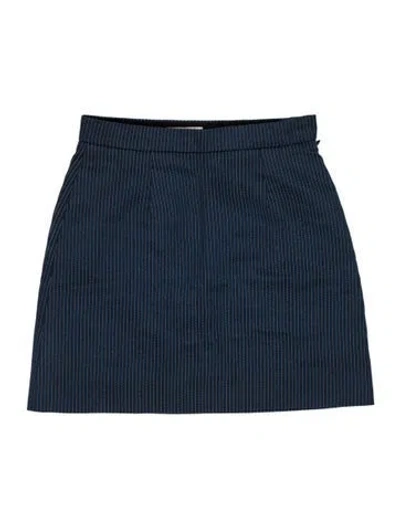 Pre-owned Balenciaga 2014 Mini Skirt In Blue