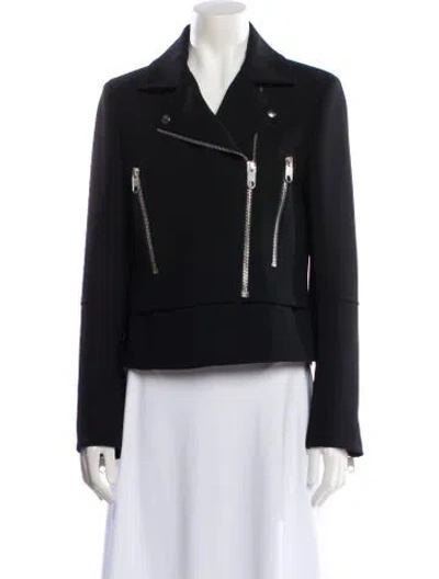 Pre-owned Balenciaga 2014 Moto Biker Jacket In Black