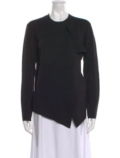 Pre-owned Balenciaga 2014 Virgin Wool Sweater In Black