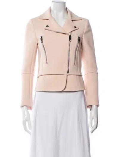 Pre-owned Balenciaga 2014-2015 Biker Jacket In Pink
