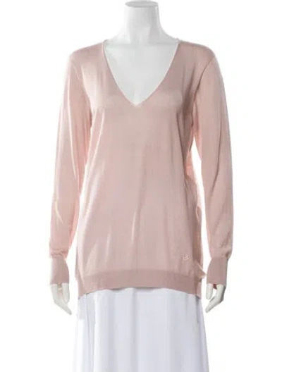Pre-owned Balenciaga 2014-2015 Cashmere Sweater In Pink