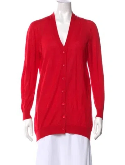 Pre-owned Balenciaga 2015 Cashmere Sweater In Orange
