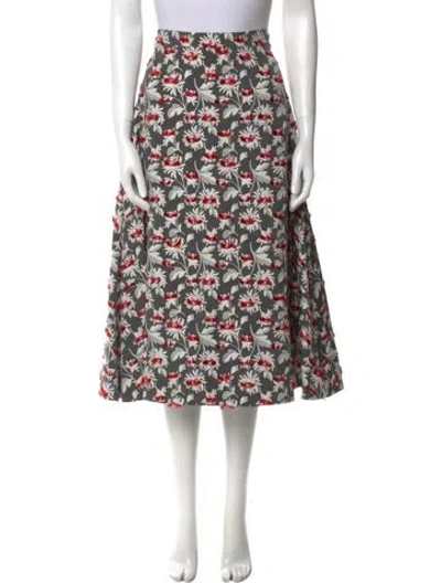 Pre-owned Balenciaga 2015 Midi Length Skirt W/ Tags In Gray