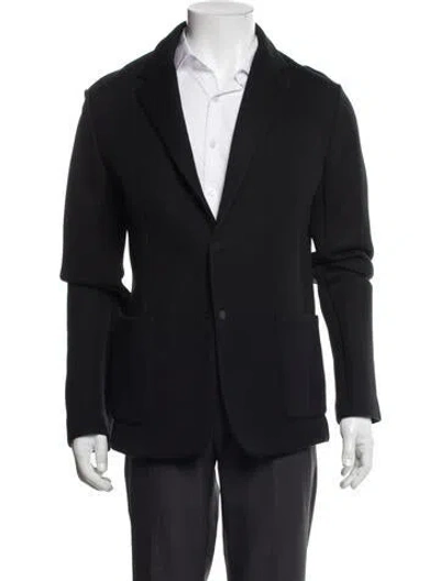 Pre-owned Balenciaga 2015 Peacoat In Black