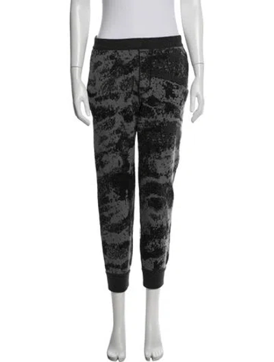 Pre-owned Balenciaga 2015 Virgin Wool Sweatpants In Black