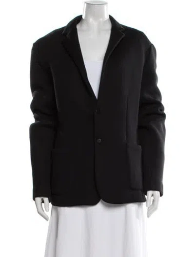 Pre-owned Balenciaga 2015 Wool Blazer In Black