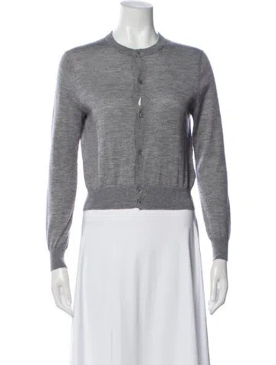 Pre-owned Balenciaga 2016 Cashmere Sweater In Gray