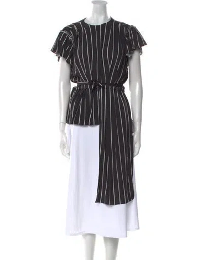 Pre-owned Balenciaga 2016 Jersey Tunic In Black