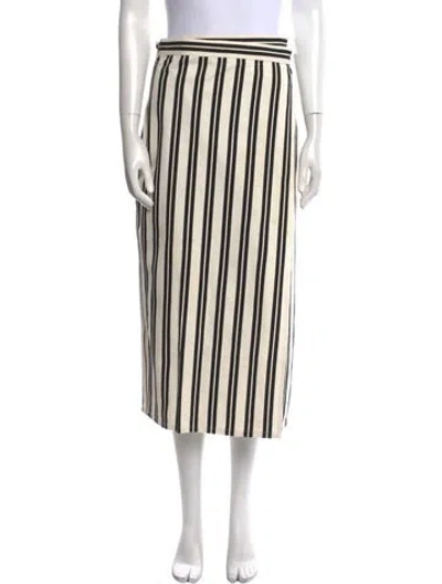 Pre-owned Balenciaga 2016 Midi Length Skirt In Black