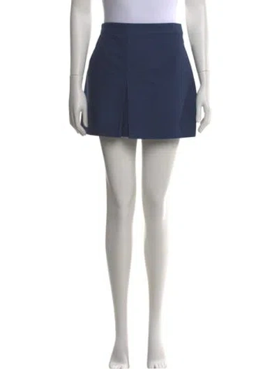 Pre-owned Balenciaga 2016 Mini Skirt In Blue