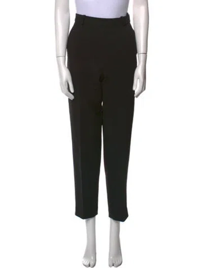 Pre-owned Balenciaga 2016 Straight Leg Pants In Black