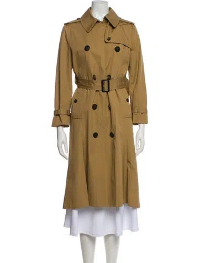 Pre-owned Balenciaga 2016 Trench Coat In Brown