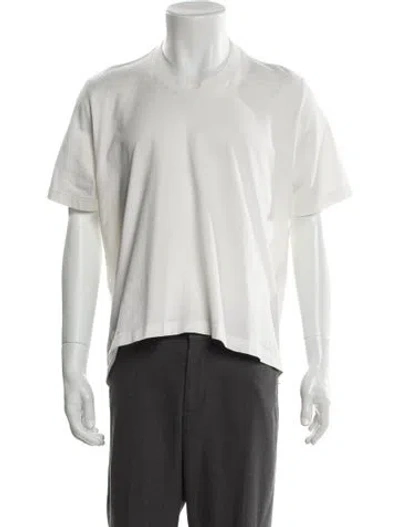 Pre-owned Balenciaga 2016-2017 Crew Neck T-shirt In Neutral