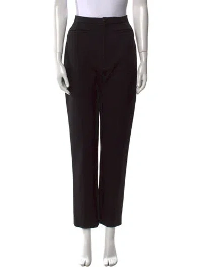 Pre-owned Balenciaga 2016-2017 Straight Leg Pants In Black