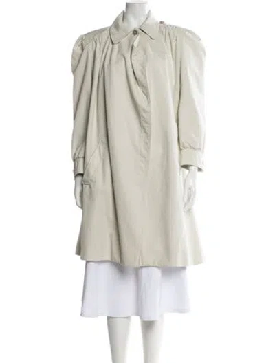 Pre-owned Balenciaga 2017 Coat In Neutral