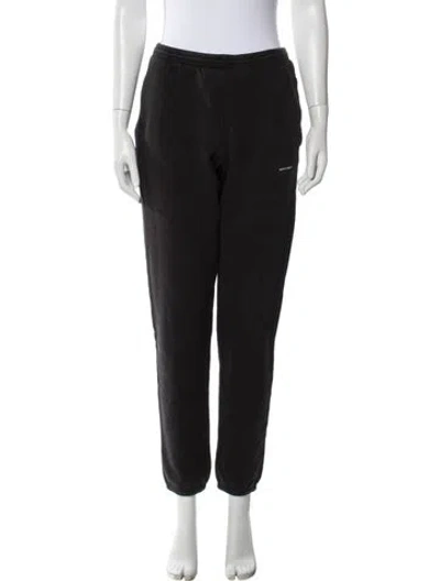 Pre-owned Balenciaga 2017 Copyright Sweatpants In Black