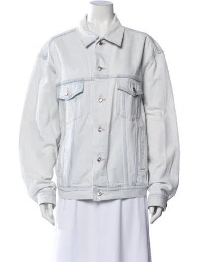 Pre-owned Balenciaga 2017 Denim Jacket In Blue