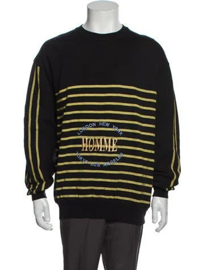 Pre-owned Balenciaga 2017 Homme Cities Sweatshirt In Black