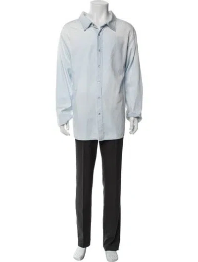 Pre-owned Balenciaga 2017 Long Sleeve Tunic In Blue