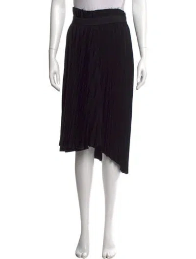 Pre-owned Balenciaga 2017 Midi Length Skirt In Black