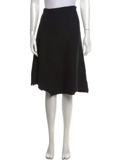 Pre-owned Balenciaga 2017 Midi Length Skirt In Black