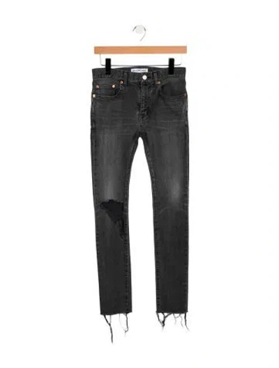 Pre-owned Balenciaga 2017 Skinny Leg Jeans In Gray