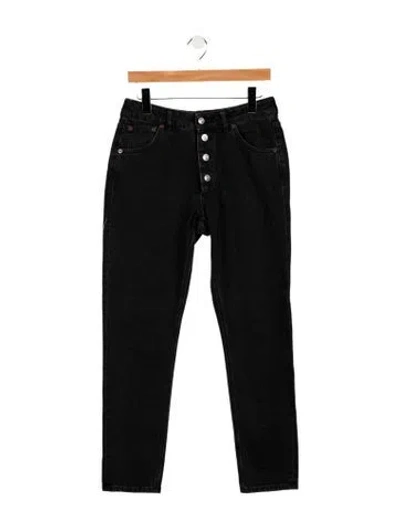 Pre-owned Balenciaga 2017 Straight Leg Jeans In Black