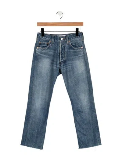 Pre-owned Balenciaga 2017 Straight Leg Jeans In Blue
