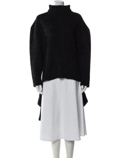 Pre-owned Balenciaga 2017 Turtleneck Sweater In Black